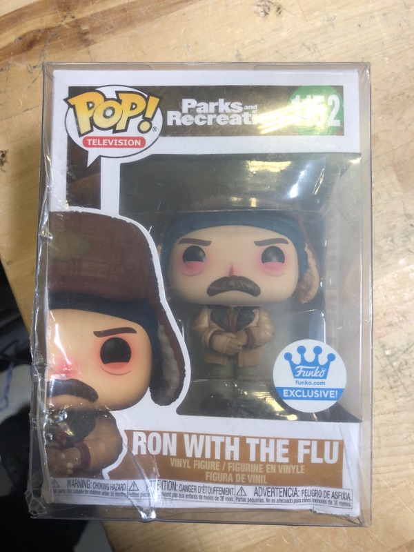 Photo 2 of Funko Pop! Ron Swanson vs The Flu Parks and Recreation Exclusive
