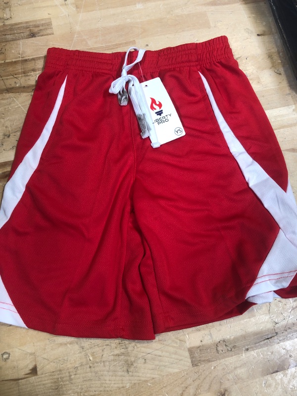 Photo 1 of BOYS YOUTH SMALL SHORTS RED 