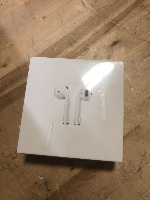 Photo 2 of Apple AirPods (2nd Generation) MV7N2AM/a with Charging Case - Stereo - Wireless - Bluetooth - Earbud - Binaural - in-ear
