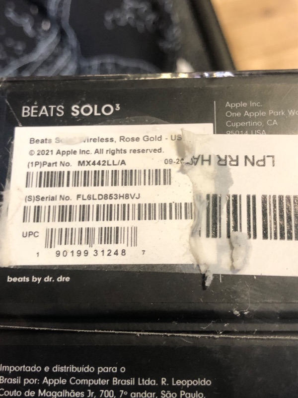 Photo 2 of Beats Solo3 Wireless On-Ear Headphones - Apple W1 Headphone Chip, Class 1 Bluetooth, 40 Hours of Listening Time, Built-in Microphone - Rose Gold (Latest Model)