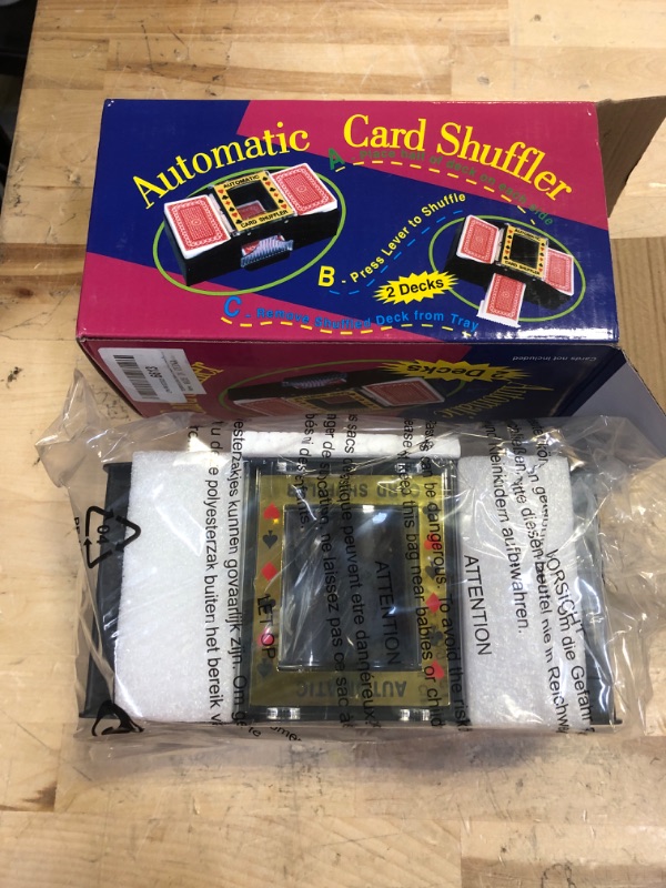 Photo 1 of 2 DECK CARD SHUFFLER 