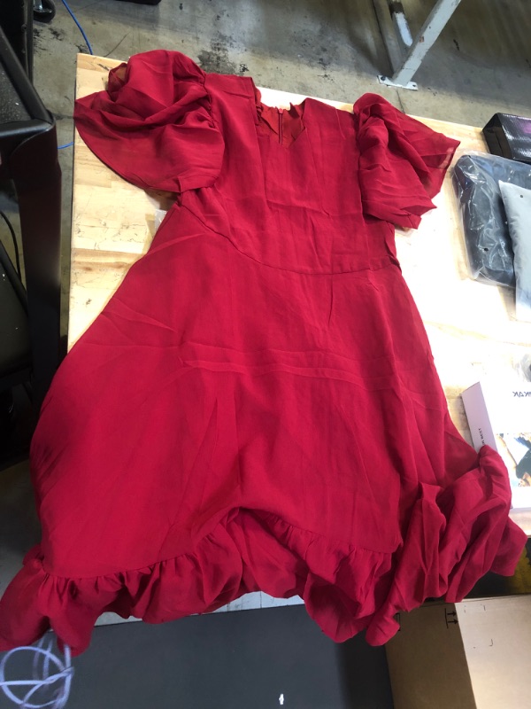 Photo 1 of GIRLS PARTY DRESS (RED, 14-16)