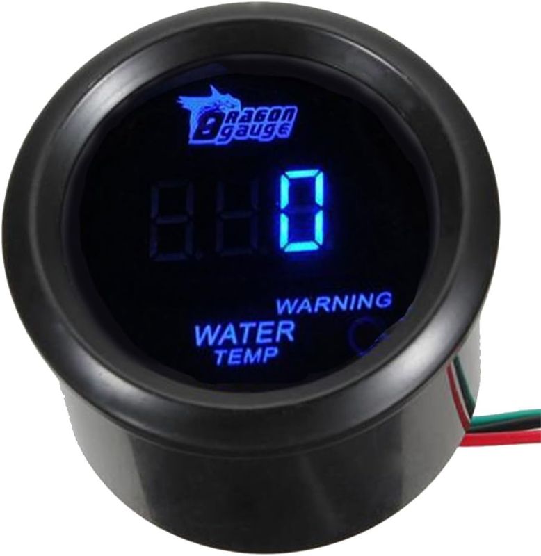 Photo 1 of ESUPPORT Car 2" 52mm Digital Water Temp Gauge Temperature Meter Blue LED Light Celsius
