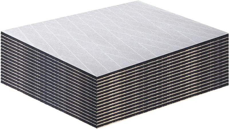 Photo 1 of 394mil 6sqft Thickened Sound Deadener for Cars - Aluminum Foil Foam Noise Deadening Material - Heat Shield Hood Insulation Dampening Mat
