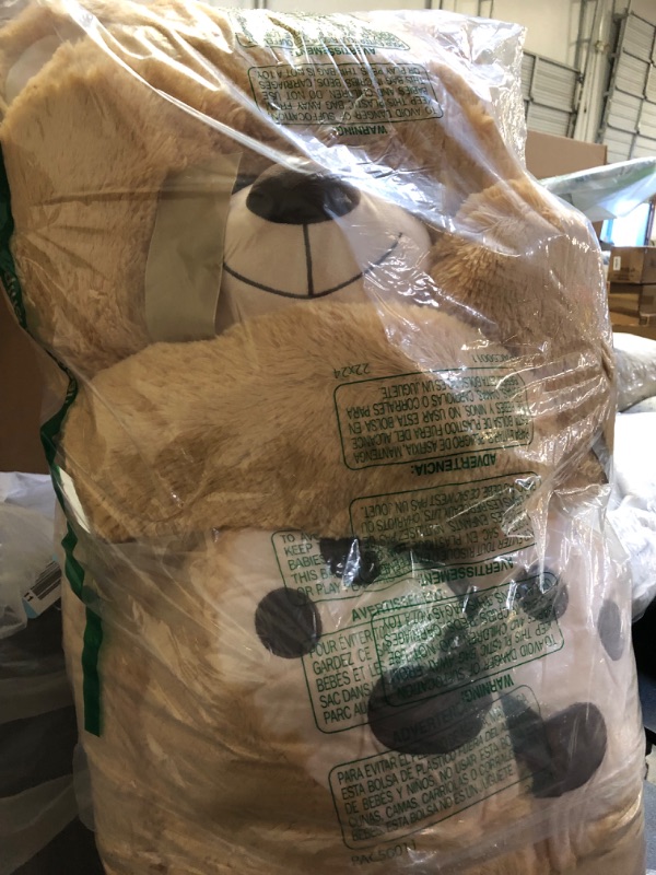 Photo 3 of MorisMos Giant Teddy Bear Stuffed Animal 4ft, Big Teddy Bear Plush for Baby Shower, Life Size Stuffed Bear Gifts for Kids, Girls, Girlfriend, Women on Valentine, Christmas, Birthday?Light Brown?
