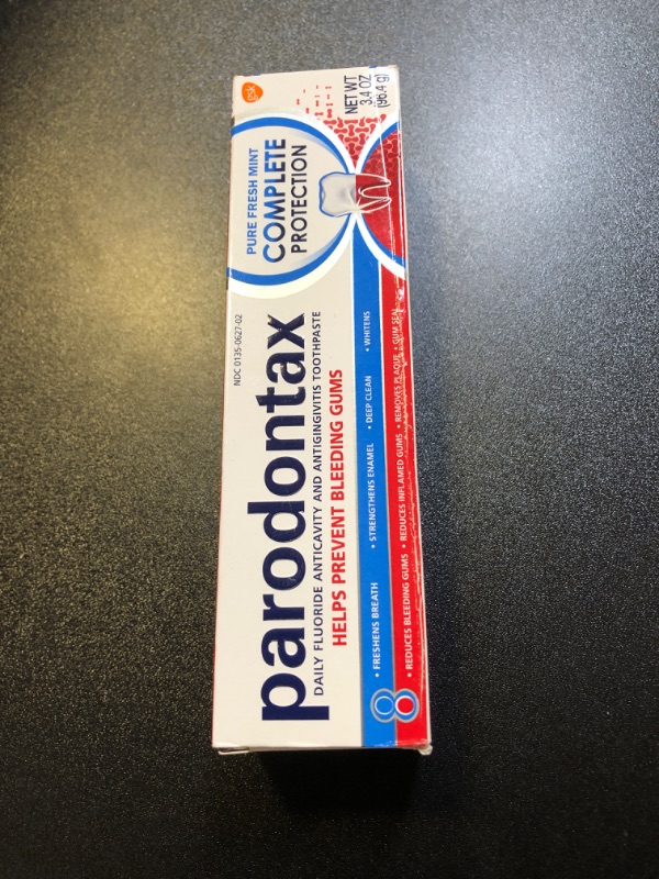 Photo 2 of Parodontax Complete Protection Toothpaste for Bleeding Gums, Gingivitis Treatment and Cavity Prevention, Pure Fresh Mint - 3.4 Ounces