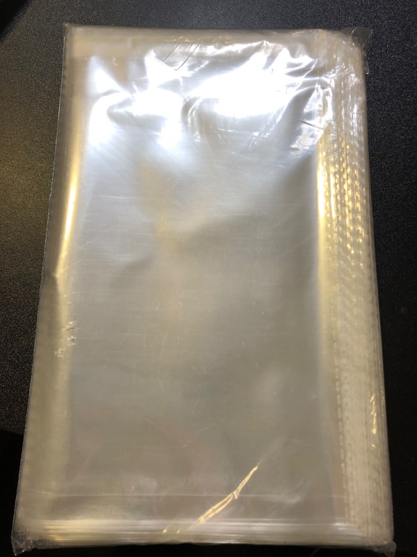 Photo 2 of Famagic 6x9 Clear Cellophane Bags 200 Pack, Resealable Plastic Packing Bags for Prints Cards, Bakery, Jewelry, Crafts, Candies