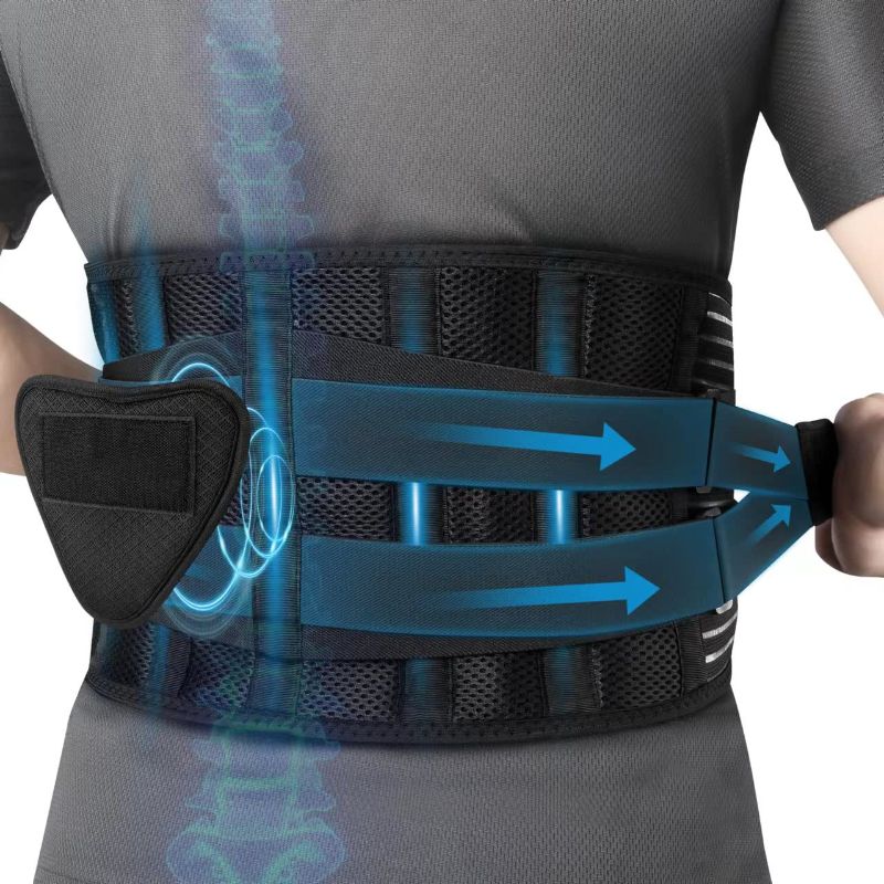 Photo 1 of Back support belt for men and women?Adjustable Support Straps - Lower Back Brace -XXL?1 count?
