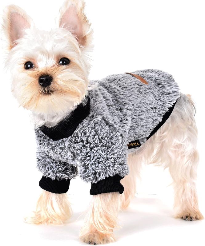 Photo 1 of Dog Sweater - Dog Sweaters for Small Dogs - Small Dog Sweater - Dog Winter Clothes - Fleece Dog Sweater- Dog Sweater - Pet Doggie Sweaters for Small Dogs 