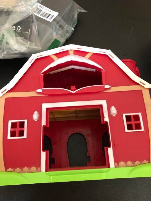 Photo 2 of KMUYSL Big Red Barn Farm Animal Playset for 1,2,3 Year Old, Learning Toys Sensory & Cognitive Development Montessori Toys, Christmas Birthday Easter Gift for Baby Toddler Boys Girls Age 12-18 Months - FARMHOUSE ONLY!!!