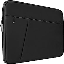 Photo 1 of Kisuna Laptop Case Sleeve 15.6 inch, Durable Shockproof Protective Computer Carrying Cover with Front Pocket, Briefcase Handbags Laptop Sleeve Bag for 15.6 inch HP, Dell, Acer, Asus, Notebook, Black
