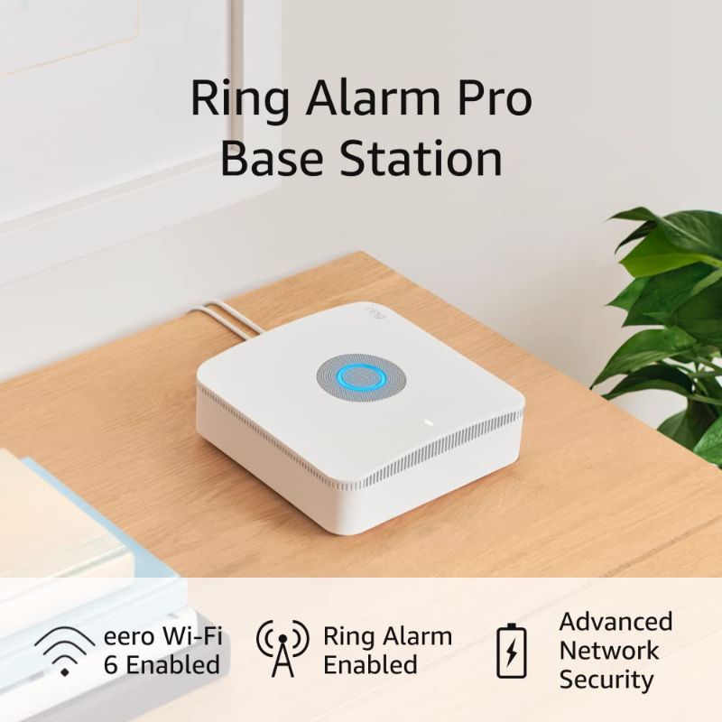 Photo 1 of Ring Alarm Pro Base Station with built-in eero Wi-Fi 6 router
