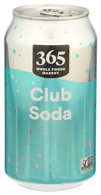 Photo 1 of 365 by Whole Foods Market, Club Soda, 12 Fl Oz (pack of 6). 05/13/24
