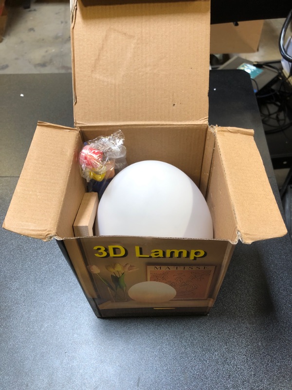 Photo 1 of Easter Decorations 3D Night Light, Paint Your Own DIY Easter Egg Lamp Kit, Easter Basket Stuffers for Toddler, Arts and Crafts for Kids Ages 4-12

