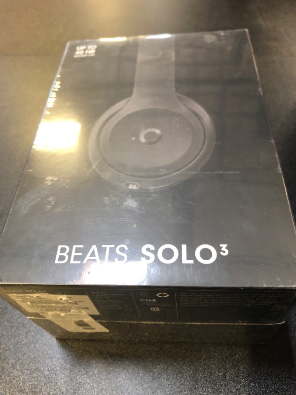 Photo 2 of Beats Solo3 Wireless On-Ear Headphones - Apple W1 Headphone Chip, Class 1 Bluetooth, 40 Hours of Listening Time, Built-in Microphone - Black (Latest Model)