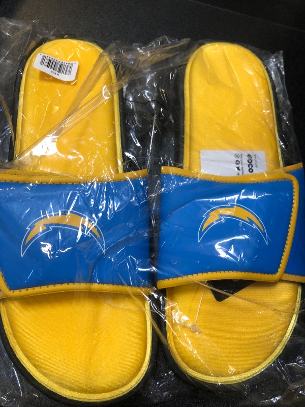 Photo 2 of FOCO Los Angeles Chargers NFL Mens Foam Sport Slide - SIZE 9-10