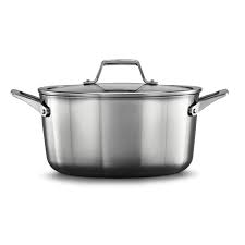 Photo 1 of Calphalon Premier Stainless Steel Cookware, 6-Quart Stockpot with Cover

