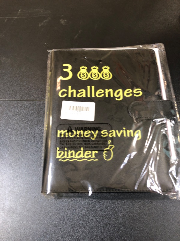 Photo 2 of 100 envelopes Money Saving Challenge,$5050 Money Saving Binder w/Cash envelopes,A5 Envelope Savings Challenge Book,Cash Stuffing Binder w/Numbers Pouches for Women&Budgeting Planner(Black)