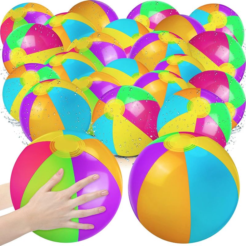 Photo 1 of Zhanmai 60 Pack 12 Inch Beach Balls for Pool Inflatable Beach Balls Pack Party Favors for Boys and Girls Beach Ball Pack Water Game Toys Birthday Decorations (Vintage Color)
