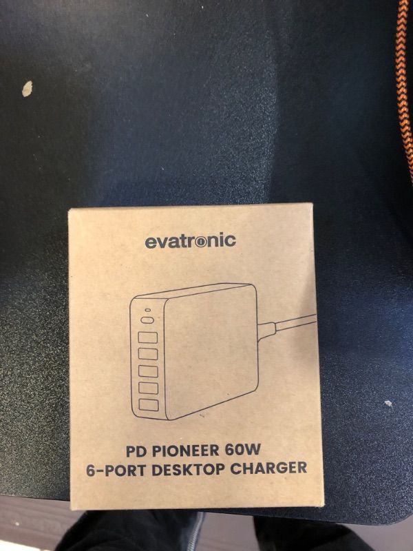 Photo 1 of evatronic pd pioneer 60W 6-port desktop charger