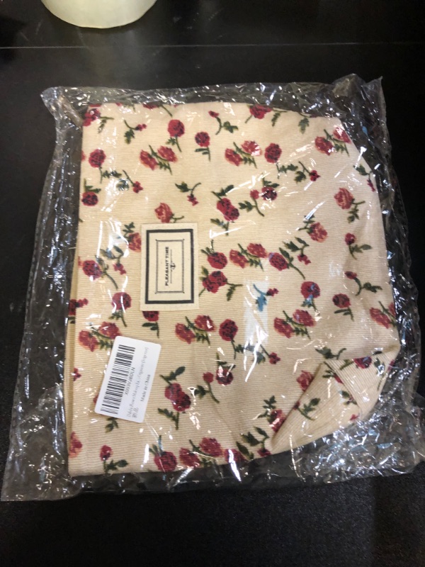 Photo 2 of DALULU FLOWER  MAKEUP BAG (BEIGE ROSE)