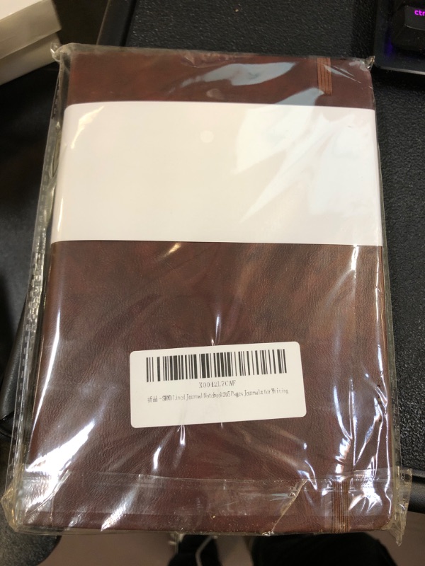 Photo 2 of Lined Journal Notebook for Women Men, 200 Page 100 Gsm Thick Ruled Paper Leather Journals for Writing, A5 Journaling Notebooks for Work, Note taking, School, Business, Daily Diary (5.9" x 8.5") Brown Ruled Paper