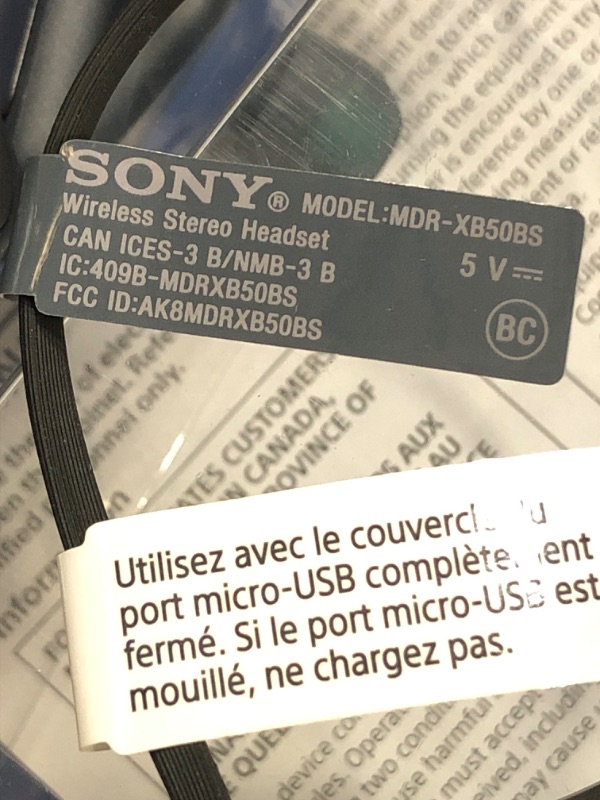 Photo 4 of Sony MDR XB50BS