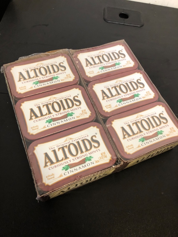 Photo 2 of Bext by 09/2025--ALTOIDS Cinnamon Mints, 1.76 oz. (Pack of 12)