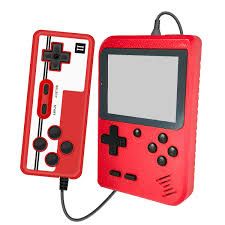 Photo 1 of Handheld Game Console Retro Mini Game Player with 400 Classical FC Games Supporting 2 Players & TV Connection , Gift Birthday (Game Console Red)