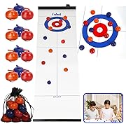 Photo 1 of Curling Game with 12 Rolllers - Tabletop Games for Adults, Kids & Families - 4 Ft x 1 Ft Mat for Indoor Fun Portable Mini Table Games for Kids and Adults