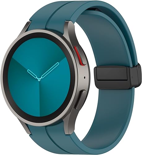 Photo 1 of Meyzeli Watch Band Compatible With Samsung Galaxy Watch 6/5 Pro/ 5/4/ 4 Classic series, Fashionable Soft Silicone Sport Band for Samsung Galaxy Watch Band 40mm/ 42mm/ 43mm/ 44mm/ 45mm/ 47mm