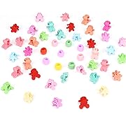 Photo 1 of 50PCS Baby Girls Mini Hair Claw Clips Flower Hair Hair Accessories Barrattes for School Girls Kids Teens