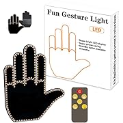 Photo 1 of SIHPTO Hand Gesture Light for Car?Car Finger Lights Neon Light Funny Car Back Window LED Sign?Car Accessories for Men