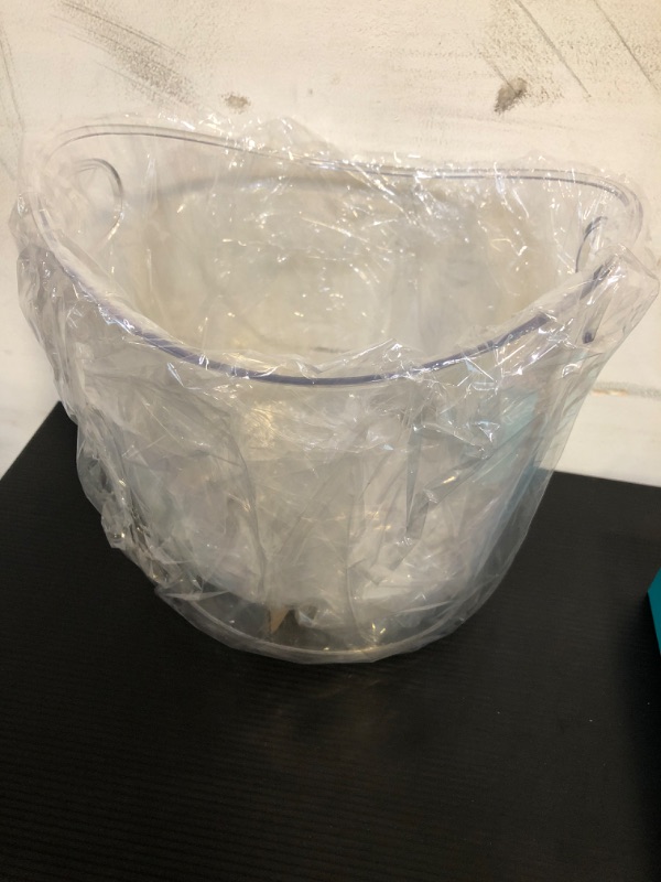 Photo 2 of Plastic Ice Bucket - 5.25 Quarts | Clear | 1 Pc
