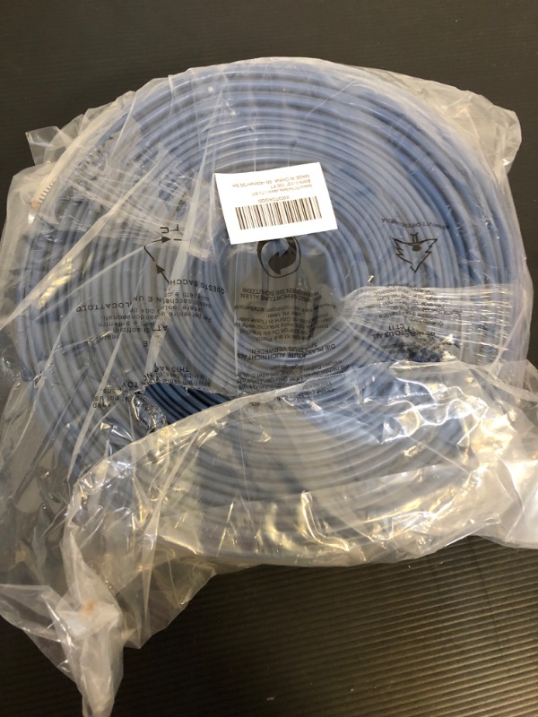 Photo 2 of 1-1/2" x 100 FT Pool Backwash Hose Blue Heavy-Duty Discharge Hose Reinforced PVC Lay Flat Flexible Pump Hose for Swimming Pool With 1 Clamp,Weather and Burst Resistant 1-1/2"x100FT