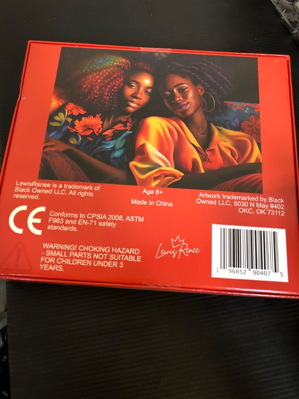 Photo 2 of 1000 Piece Puzzle for Adults Children, African American Black Woman, Puzzle by LewisRenee (Sisters)