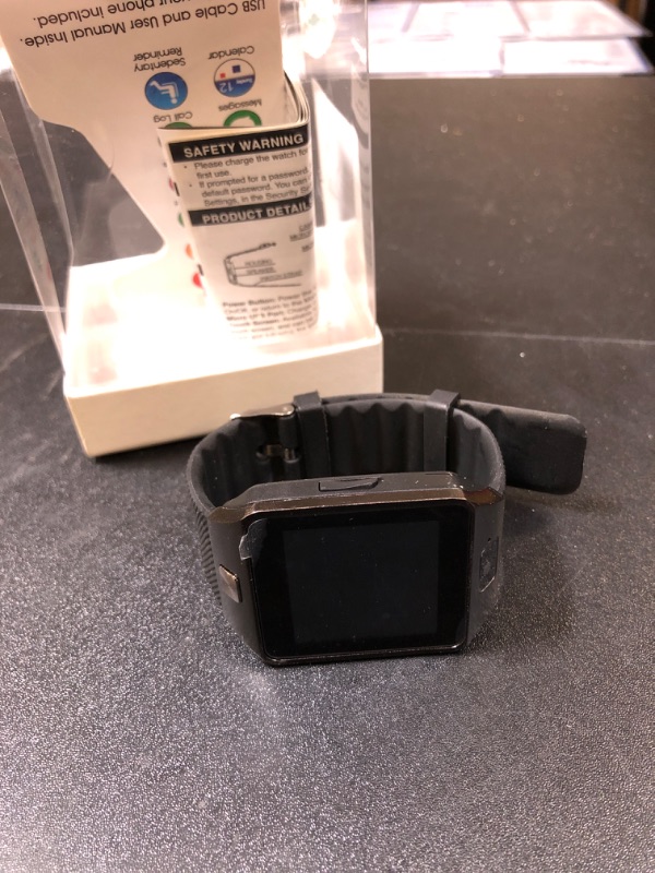 Photo 3 of iTime Black Interactive Smart Watch 40 MM (USED, MISSING CHARGER)