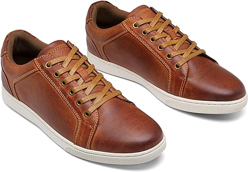 Photo 1 of Jousen Men's Sneakers Leather Casual Shoes for Men Breathable Business Casual Sneaker Retro Fashion Sneaker
SIZE 11