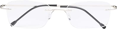 Photo 1 of CessBlu Rimless Reading Glasses Design Readers for Women Men
