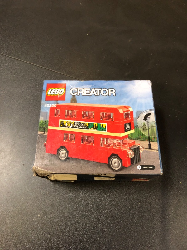 Photo 2 of LEGO Creator Double Decker London Bus 40220 (MINOR DAMAGE TO BOX)
