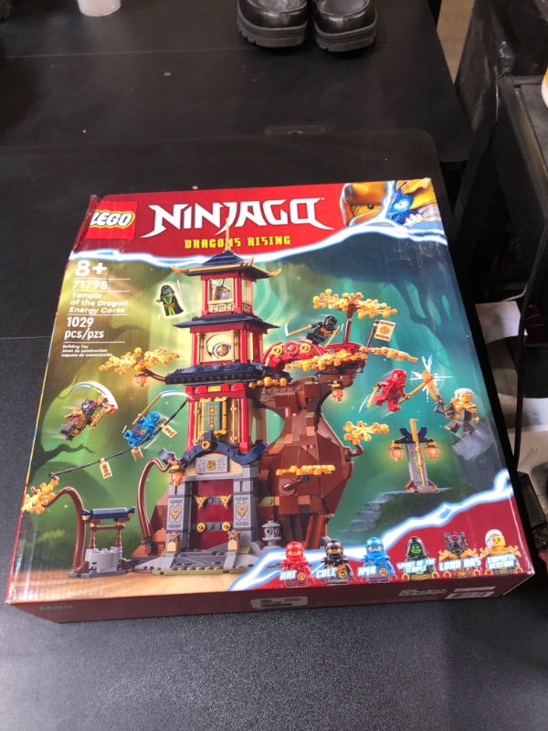 Photo 2 of LEGO NINJAGO Temple of The Dragon Energy Cores 71795, Building Toy with a NINJAGO Temple and 6 Minifigures Including Cole, Kai and NYA' Gift for Kids Ages 8+ Who Love Buildable Ninja Playsets Standard Packaging
