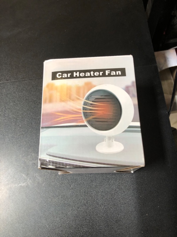 Photo 1 of 12V 180W Dashboard Heater for Car, Fast Heating, Protable Car Heater Defroster That Plugs Into Cigarette Lighter for All Kinds of 12V Vehicle -Black