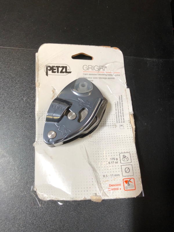 Photo 1 of PETZL Gray GRIGRI 3 Climbing Belay Device…
