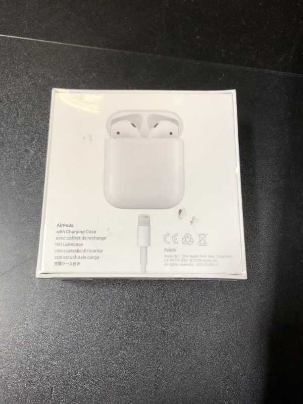 Photo 2 of Apple AirPods (2nd Generation) MV7N2AM/a with Charging Case - Stereo - Wireless - Bluetooth - Earbud - Binaural - in-ear
(FACTORY SEALED)