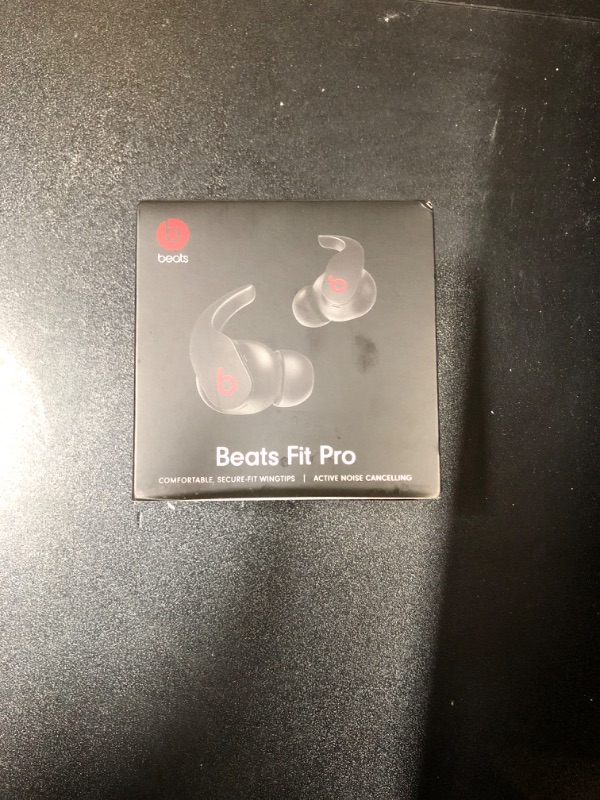 Photo 2 of Beats Fit Pro - True Wireless Noise Cancelling Earbuds - Apple H1 Headphone Chip, Compatible with Apple & Android, Class 1 Bluetooth®, Built-in Microphone, 6 Hours of Listening Time  (new, factory sealed)