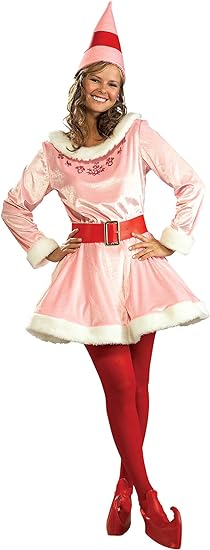 Photo 1 of -Rubie's womens Elf Movie Deluxe Jovi the Elf Dress Adult Sized Costumes, Pink, One Size US
SIZE M 