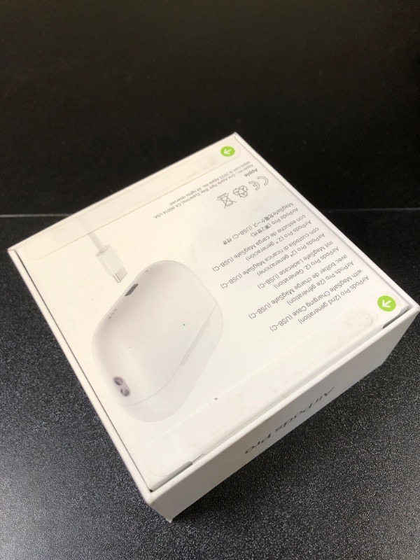 Photo 3 of Apple AirPods Pro (2nd Generation) Wireless Ear Buds with USB-C Charging, Up to 2X More Active Noise Cancelling Bluetooth Headphones, Transparency Mode, Adaptive Audio, Personalized Spatial Audio USB-C  (FACTORY SEALED)