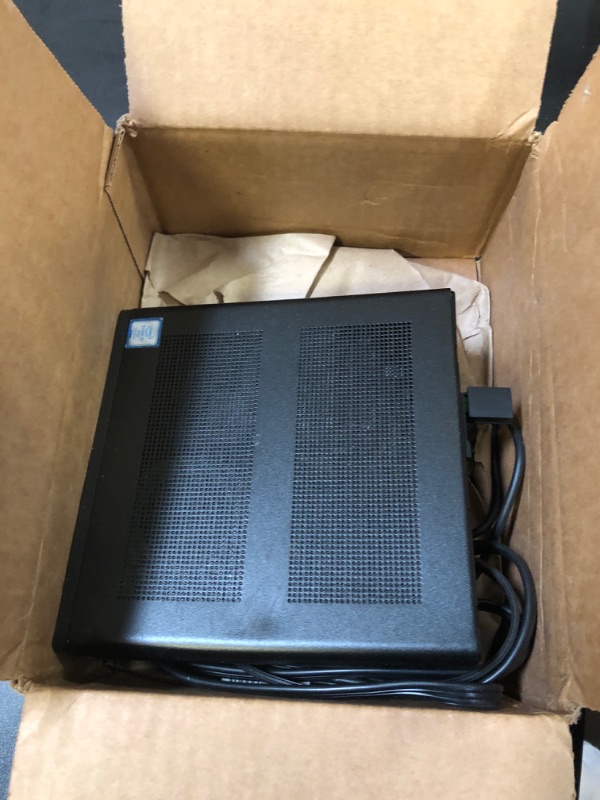 Photo 3 of HP EliteDesk 800 G3 Mini Business Desktop (Intel Quad-Core i7-6700T 2.8Ghz, 16GB DDR4 RAM, 256GB SSD, DisplayPort DP, Ethernet RJ-45, Keyboard + Mouse, Windows 10 Professional (USED, UNABLE TO TEST)