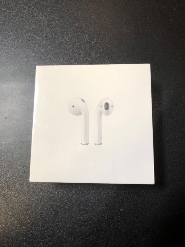 Photo 2 of Apple AirPods (2nd Generation) Wireless Ear Buds, Bluetooth Headphones with Lightning Charging Case Included, Over 24 Hours of Battery Life, Effortless Setup for iPhone
(FACTORY SEALED)