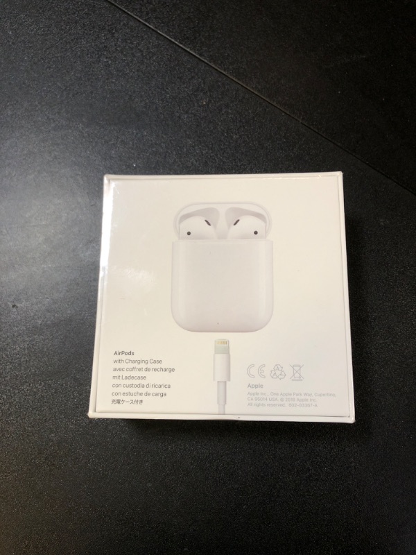 Photo 2 of Apple AirPods (2nd Generation) Wireless Ear Buds, Bluetooth Headphones with Lightning Charging Case Included, Over 24 Hours of Battery Life, Effortless Setup for iPhone
(FACTORY SEALED)